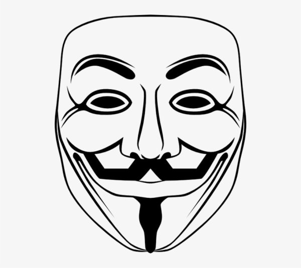 Маска Анонимуса 2д