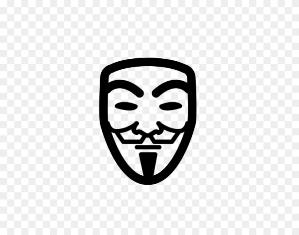 Маска Анонимуса нарисовать