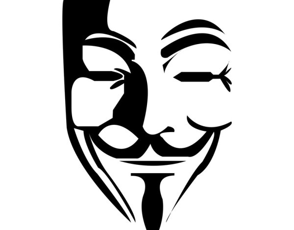 Анонимус на прозрачном фоне