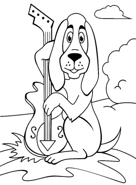 Братья Гримм Бременские музыканты раскраска