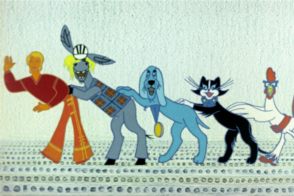 Бременские музыканты раскраска для детей