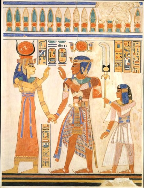 Живопись древнего Египта фараон