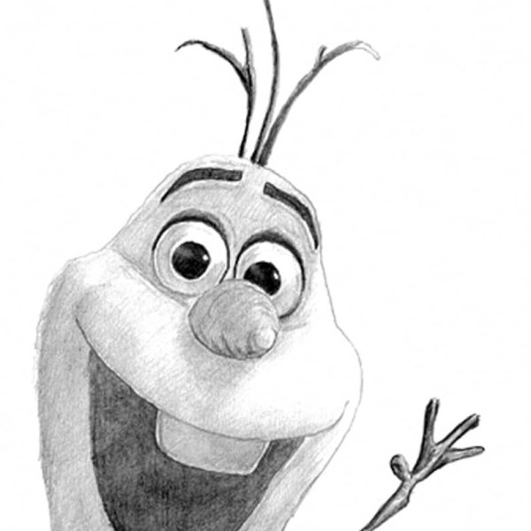 Рисование снеговика