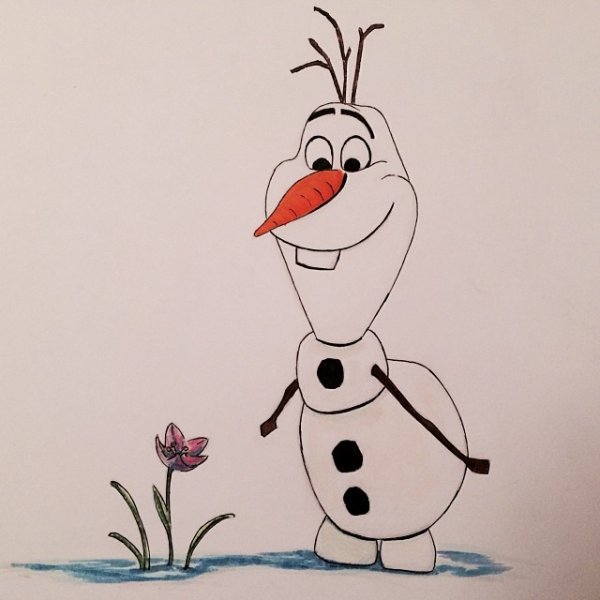 Олаф мультяшный