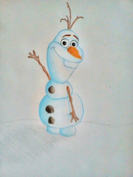 Олаф на окне