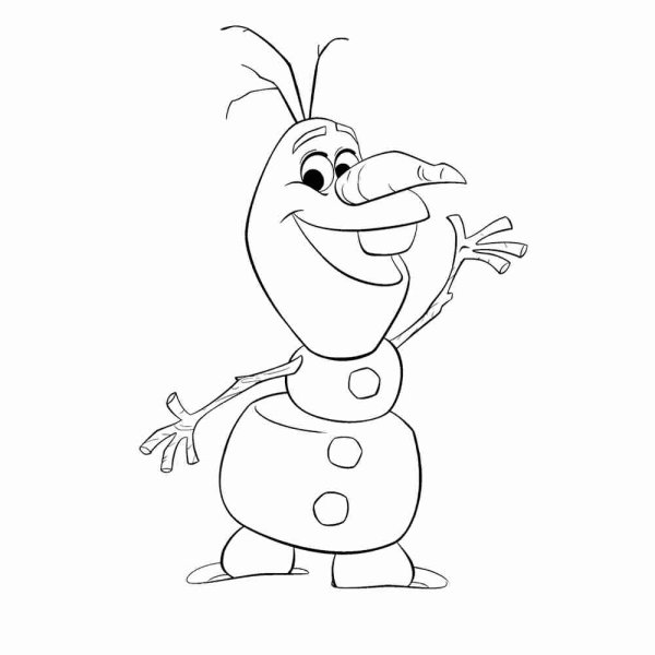 Олаф и маленькие снеговички