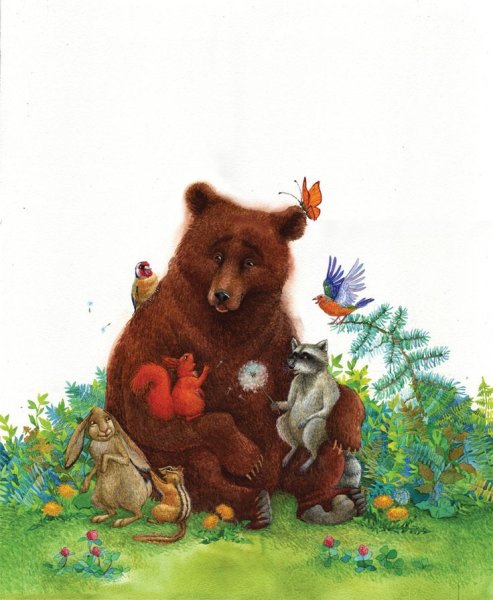 Медведь сказочный