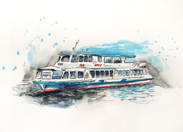 Лайнер мультяшный