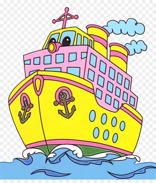 Корабли. Раскраска