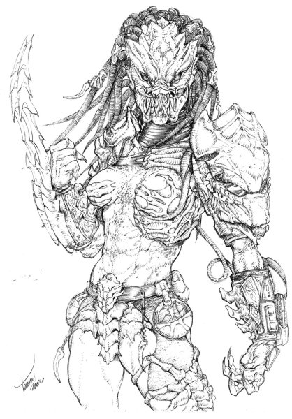 Наклейка хищник Predator