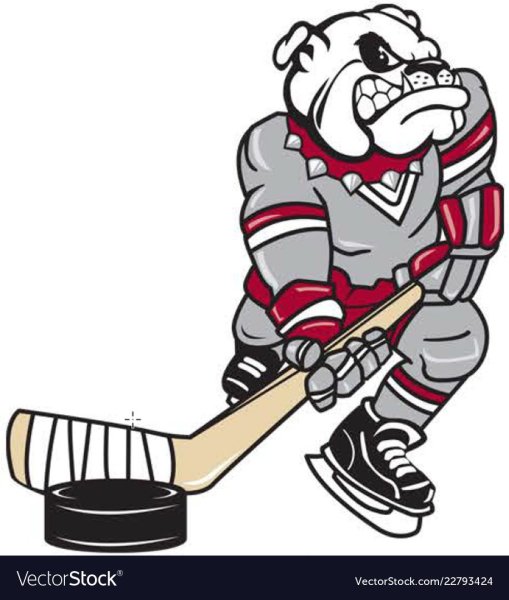 Хоккеист мультяшный