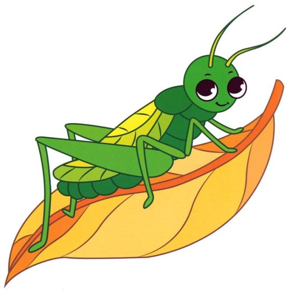 Кузнечик для дошкольников