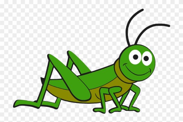 Кузнечик для дошкольников