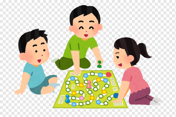 Игра в настольные игры иллюстрация