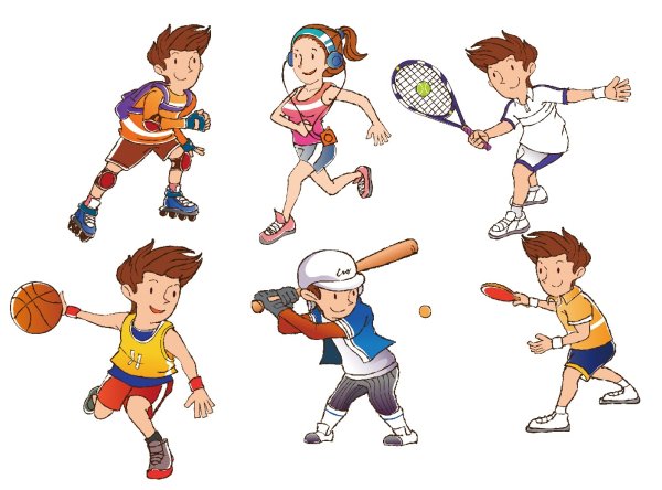 Изображения видов спорта для детей