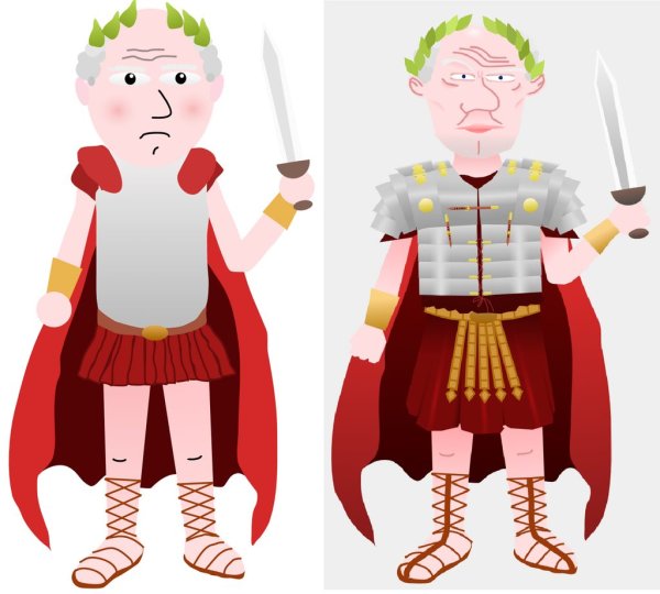 Юлий Цезарь рисунок МАРХИ