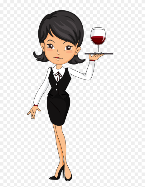 Официанты мультяшные