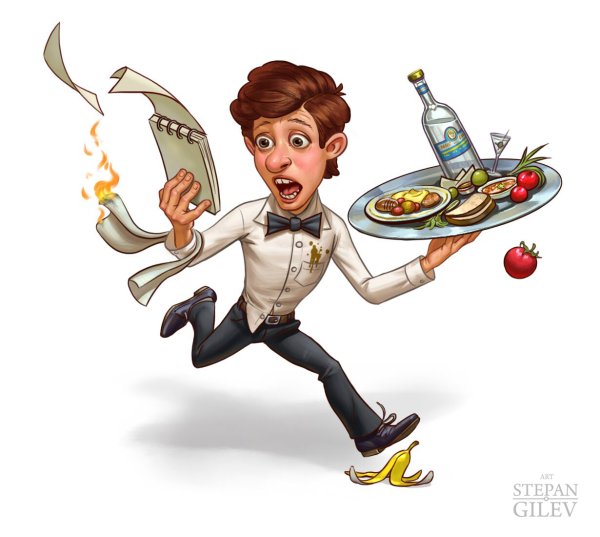 Официант для детей