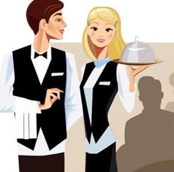 Официант пиктограмма