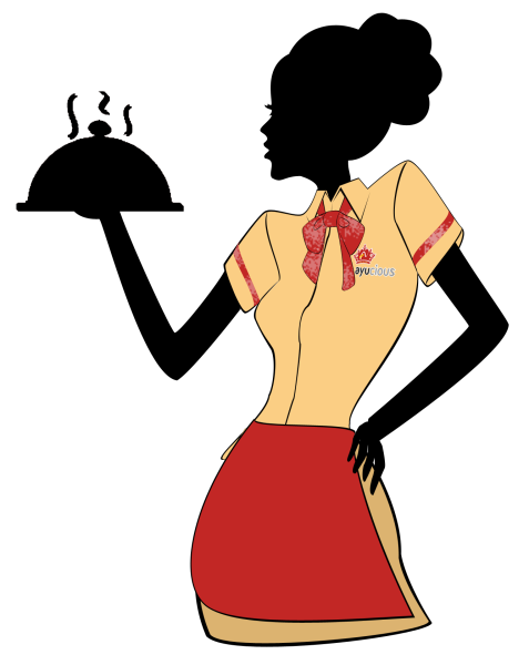 Официант мультяшный