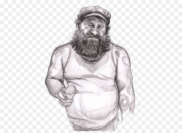 Мультяшное лицо мужчины