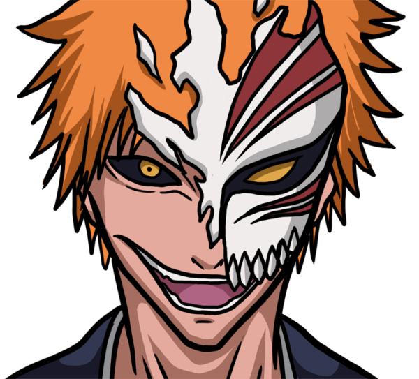 Ичиго Куросаки раскраска