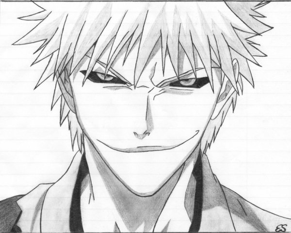 Ичиго Куросаки в маске Манга