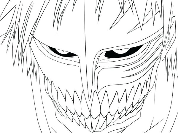 Раскраска аниме Блич