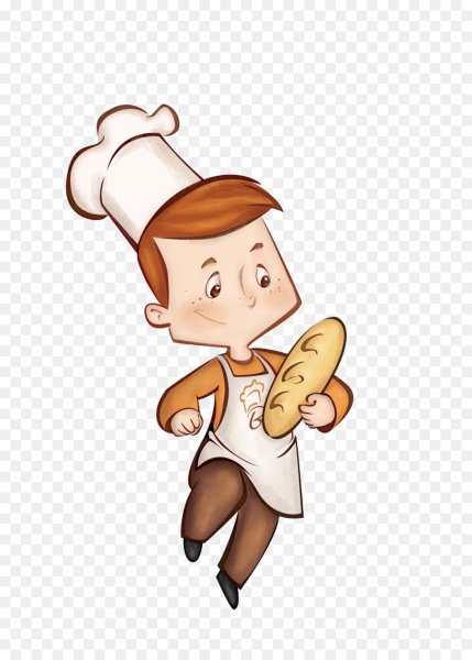 Пекарь мультяшный