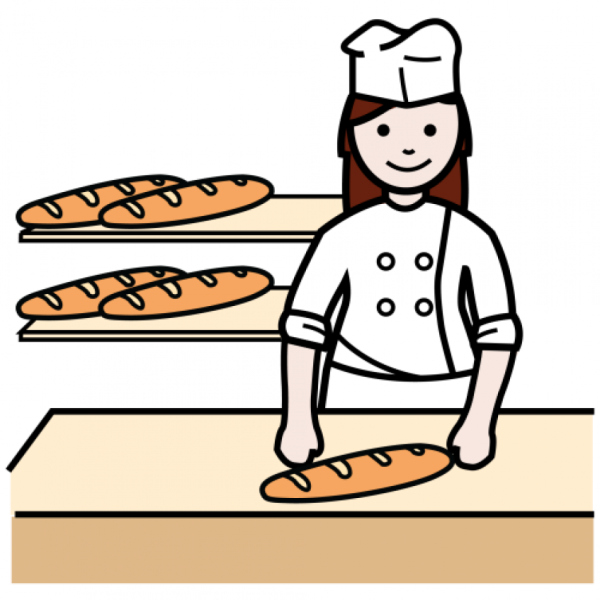 Пекарь рисунок для детей