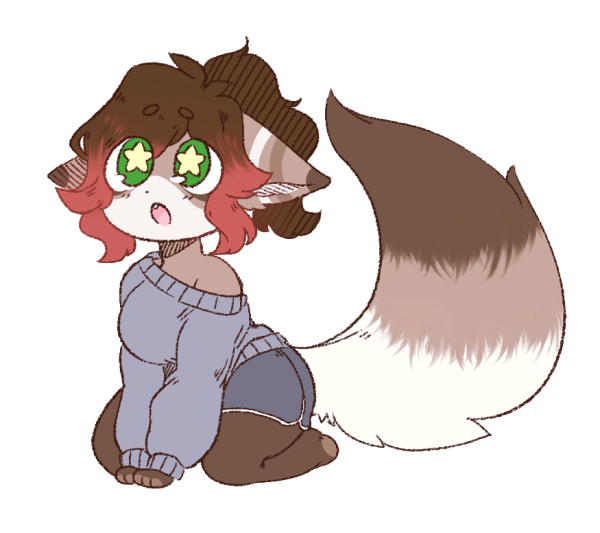 Мультяшный стиль рисования фурри