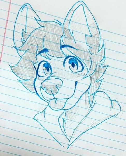 Рисование аниме фури