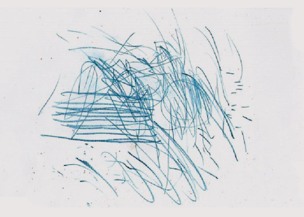 Каракули на листе