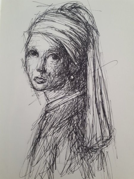 Каракули в живописи