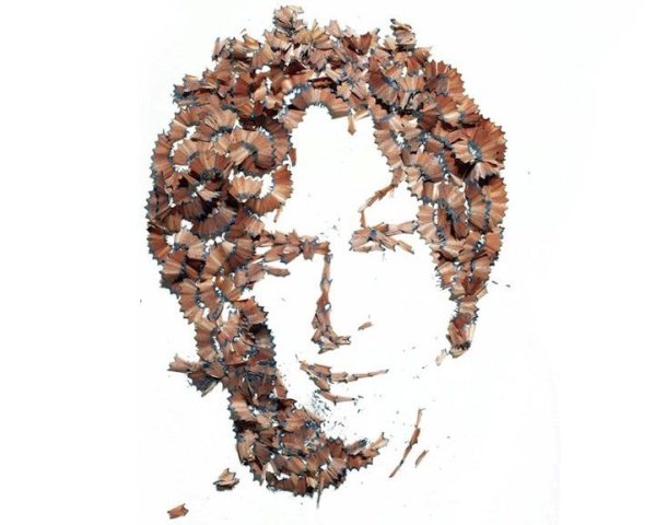 Портреты из необычных материалов