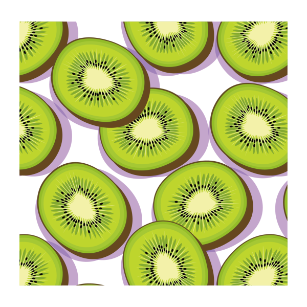 Векторные фрукты киви
