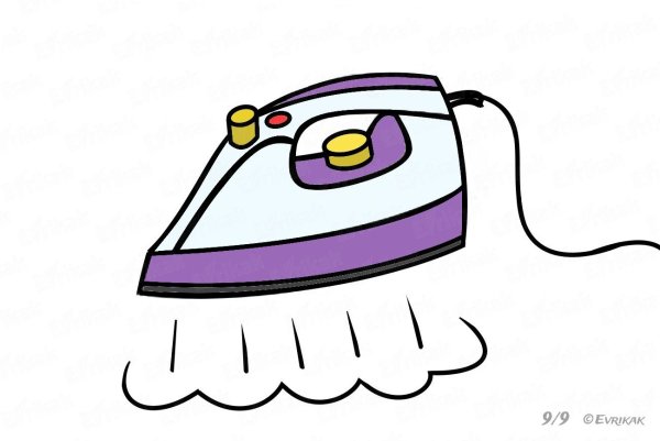 Утюг мультяшный