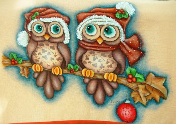 Сова рисунок