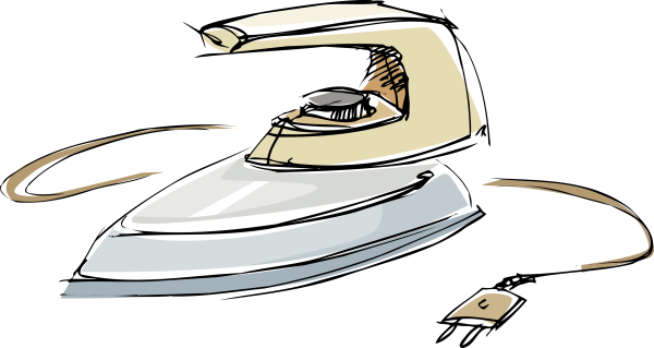 Утюг раскраска для детей