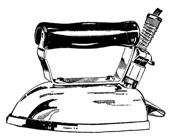 Утюг раскраска для детей