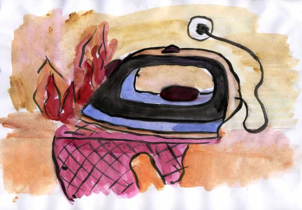 Зарисовать старинные Утюги