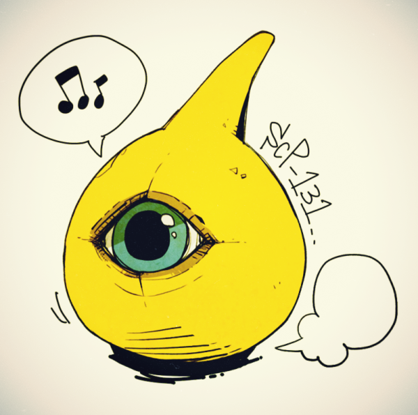 Скромник SCP 049 карандашом