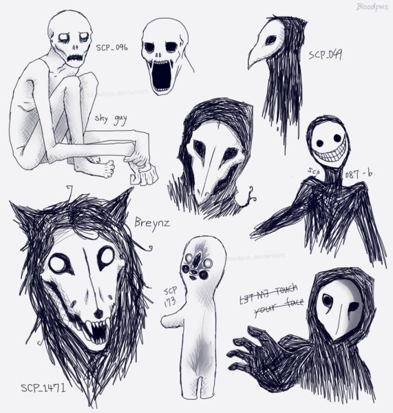 Раскраска SCP 049