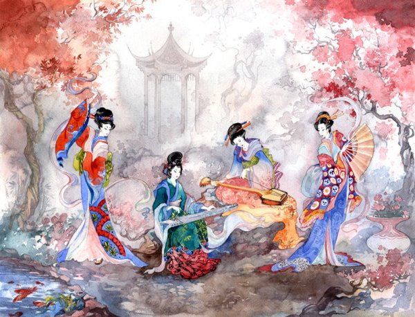 Японские мотивы в живописи