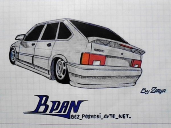 Рисунки БПАН ВАЗ 2114