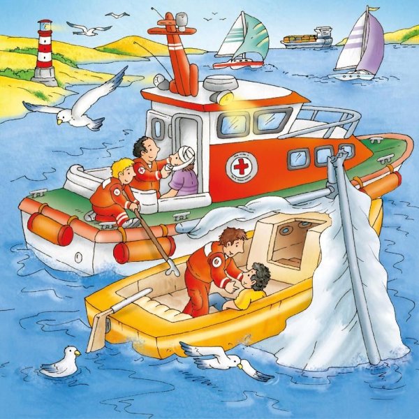 Спасатель иллюстрация