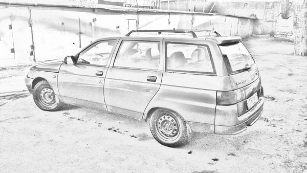 Раскраска Лада Самара ВАЗ 2111