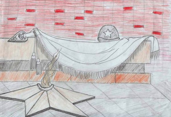 Рисование неизвестный солдат