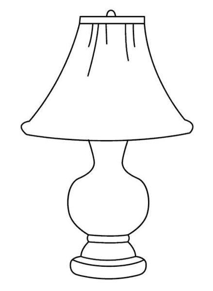 Лампа раскраска