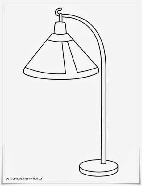 Раскраска светильник